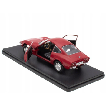 Opel GT 1900 Coupe 1968 red - skala 1:24 - Hachette